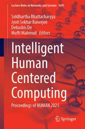Bhattacharyya / Banerjee / De |  Intelligent Human Centered Computing | eBook | Sack Fachmedien