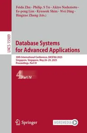 Zhu / Yu / Nadamoto |  Database Systems for Advanced Applications | eBook | Sack Fachmedien