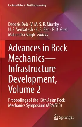 Deb / Murthy / Venkatesh |  Advances in Rock Mechanics-Infrastructure Development, Volume 2 | Buch |  Sack Fachmedien