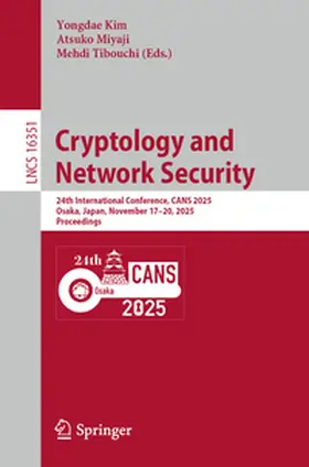 Kim / Miyaji / Tibouchi | Cryptology and Network Security | E-Book | www.sack.de