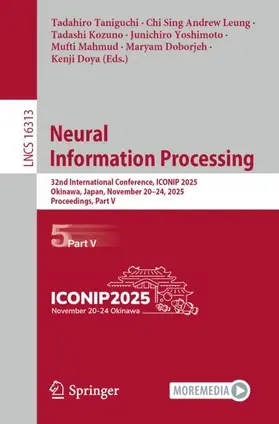 Taniguchi / Leung / Kozuno |  Neural Information Processing | Buch |  Sack Fachmedien