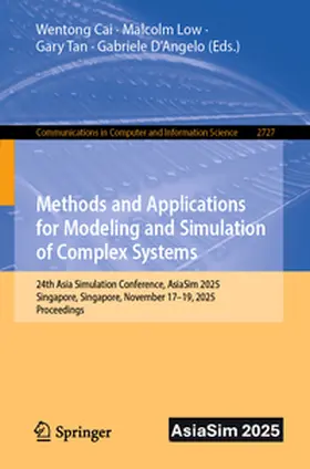 Cai / Low / Tan | Methods and Applications for Modeling and Simulation of Complex Systems | E-Book | www.sack.de