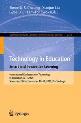 Cheung / Liu / Xu | Technology in Education. Smart and Innovative Learning | E-Book | www.sack.de