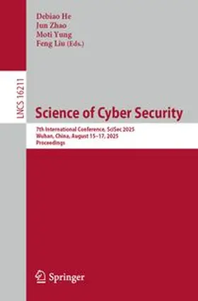 He / Zhao / Yung | Science of Cyber Security | E-Book | www.sack.de