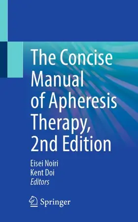 Noiri / Doi |  The Concise Manual of Apheresis Therapy | Buch |  Sack Fachmedien
