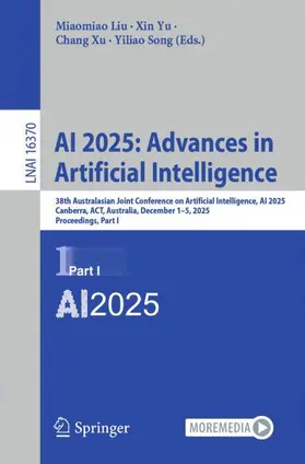 Liu / Yu / Xu |  AI 2025: Advances in Artificial Intelligence | Buch |  Sack Fachmedien