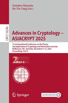Hanaoka / Yang |  Advances in Cryptology - ASIACRYPT 2025 | Buch |  Sack Fachmedien