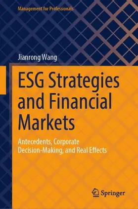 Wang |  ESG Strategies and Financial Markets | Buch |  Sack Fachmedien