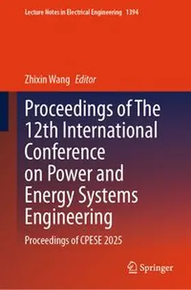 Wang | Proceedings of The 12th International Conference on Power and Energy Systems Engineering | E-Book | www.sack.de