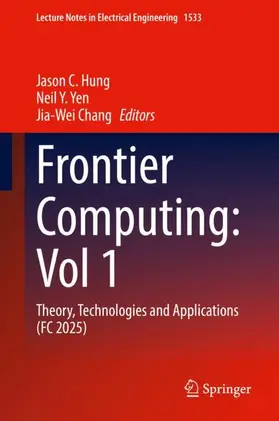 Chang / Yen / Hung |  Frontier Computing: Vol 1 | Buch |  Sack Fachmedien