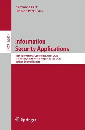 Park |  Information Security Applications | Buch |  Sack Fachmedien