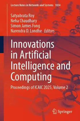 Roy / Chaudhary / Fong |  Innovations in Artificial Intelligence and Computing | Buch |  Sack Fachmedien