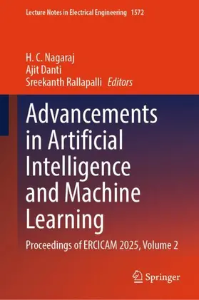 Nagaraj / Danti / Rallapalli |  Advancements in Artificial Intelligence and Machine Learning | Buch |  Sack Fachmedien