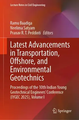 Baadiga / Satyam / Peddinti |  Latest Advancements in Transportation, Offshore, and Environmental Geotechnics | Buch |  Sack Fachmedien