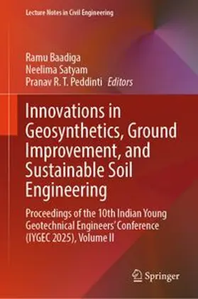 Baadiga / Satyam / Peddinti |  Innovations in Geosynthetics, Ground Improvement, and Sustainable Soil Engineering | eBook | Sack Fachmedien