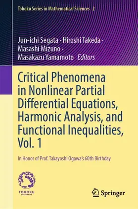 Segata / Takeda / Mizuno |  Critical Phenomena in Nonlinear Partial Differential Equations, Harmonic Analysis, and Functional Inequalities, Vol. 1 | Buch |  Sack Fachmedien