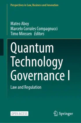 Aboy / Corrales Compagnucci / Minssen |  Quantum Technology Governance I | Buch |  Sack Fachmedien