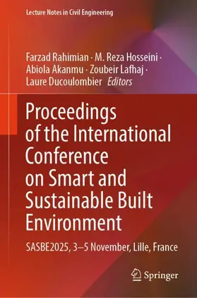 Rahimian / Hosseini / Akanmu |  Proceedings of the International Conference on Smart and Sustainable Built Environment | Buch |  Sack Fachmedien