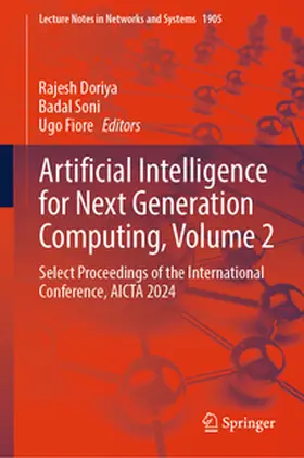 Doriya / Soni / Fiore |  Artificial Intelligence for Next Generation Computing, Volume 2 | eBook | Sack Fachmedien