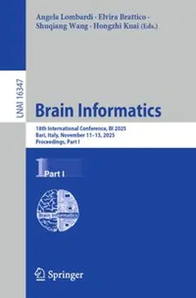 Lombardi / Brattico / Wang | Brain Informatics | E-Book | www.sack.de
