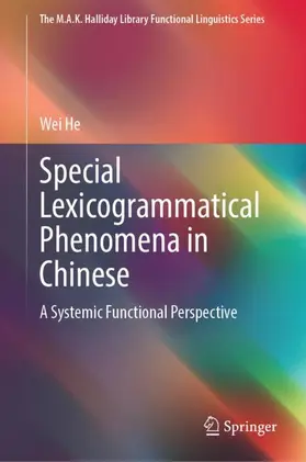 He |  Special Lexicogrammatical Phenomena in Chinese | Buch |  Sack Fachmedien