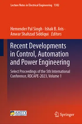 Singh / Aris / Siddiqui | Recent Developments in Control, Automation and Power Engineering | E-Book | www.sack.de