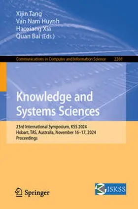 Tang / Huynh / Xia | Knowledge and Systems Sciences | E-Book | sack.de