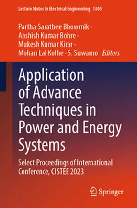 Bhowmik / Bohre / Kirar | Application of Advance Techniques in Power and Energy Systems | E-Book | sack.de