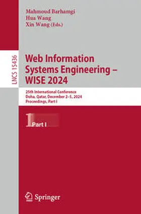 Barhamgi / Wang | Web Information Systems Engineering – WISE 2024 | E-Book | sack.de