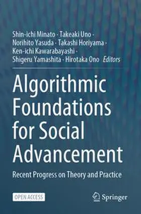 Minato / Uno / Yasuda |  Algorithmic Foundations for Social Advancement | Buch |  Sack Fachmedien