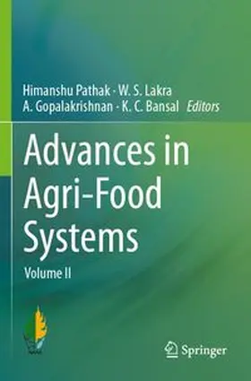 Pathak / Lakra / Gopalakrishnan |  Advances in Agri-Food Systems | Buch |  Sack Fachmedien