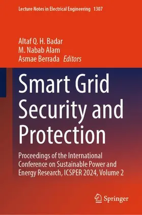 Badar / Berrada / Alam |  Smart Grid Security and Protection | Buch |  Sack Fachmedien