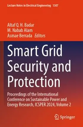Badar / Alam / Berrada |  Smart Grid Security and Protection | Buch |  Sack Fachmedien