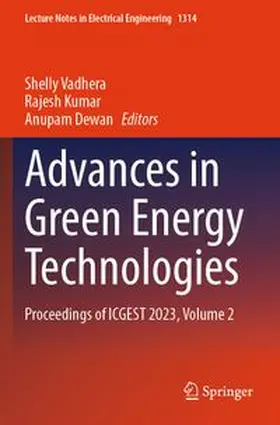 Vadhera / Kumar / Dewan |  Advances in Green Energy Technologies | Buch |  Sack Fachmedien