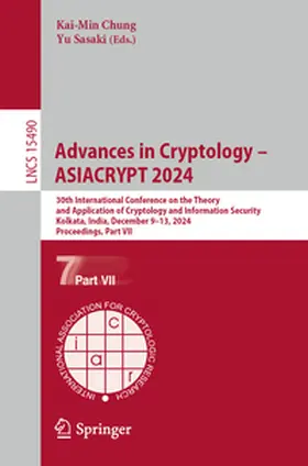 Chung / Sasaki | Advances in Cryptology – ASIACRYPT 2024 | E-Book | sack.de
