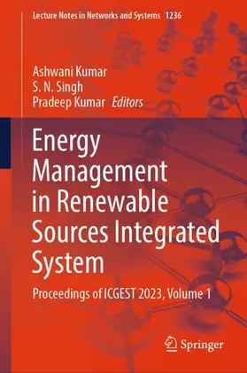 Kumar / Singh |  Energy Management in Renewable Sources Integrated System | Buch |  Sack Fachmedien