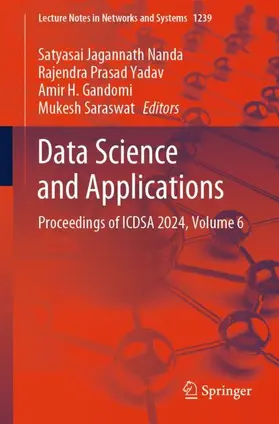 Nanda / Saraswat / Yadav |  Data Science and Applications | Buch |  Sack Fachmedien
