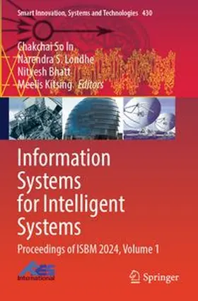 In / Londhe / Bhatt |  Information Systems for Intelligent Systems | Buch |  Sack Fachmedien