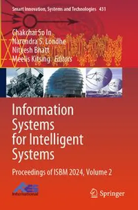 In / Londhe / Bhatt |  Information Systems for Intelligent Systems | Buch |  Sack Fachmedien