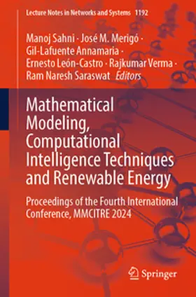 Sahni / Merigó / Annamaria |  Mathematical Modeling, Computational Intelligence Techniques and Renewable Energy | eBook | Sack Fachmedien