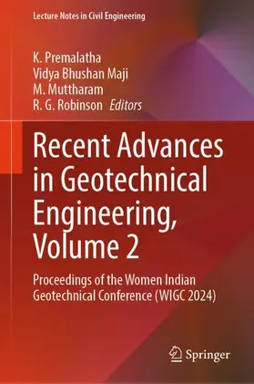 Premalatha / Robinson / Maji |  Recent Advances in Geotechnical Engineering, Volume 2 | Buch |  Sack Fachmedien