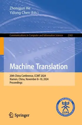 He / Chen |  Machine Translation | Buch |  Sack Fachmedien