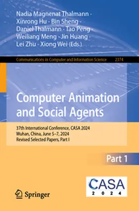 Magnenat Thalmann / Hu / Sheng |  Computer Animation and Social Agents | eBook | Sack Fachmedien