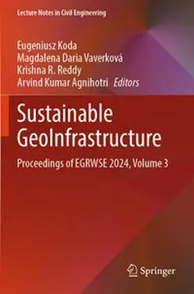 Koda / Vaverková / Reddy |  Sustainable GeoInfrastructure | Buch |  Sack Fachmedien