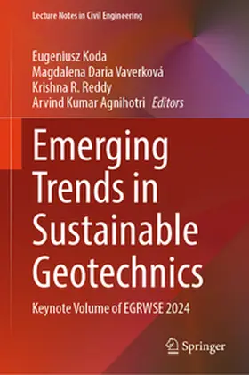 Koda / Vaverková / Reddy |  Emerging Trends in Sustainable Geotechnics | eBook | Sack Fachmedien