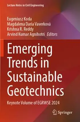Koda / Vaverková / Reddy |  Emerging Trends in Sustainable Geotechnics | Buch |  Sack Fachmedien