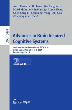 Hussain / Yang / Jiang |  Advances in Brain Inspired Cognitive Systems | Buch |  Sack Fachmedien
