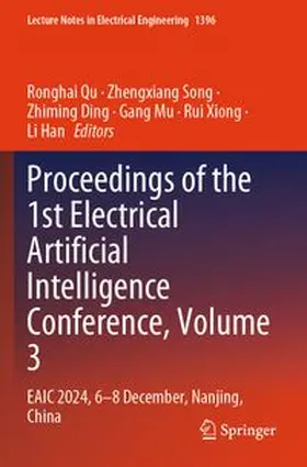 Qu / Song / Ding |  Proceedings of the 1st Electrical Artificial Intelligence Conference, Volume 3 | Buch |  Sack Fachmedien