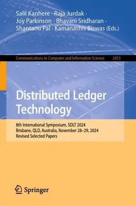 Kanhere / Jurdak / Biswas |  Distributed Ledger Technology | Buch |  Sack Fachmedien