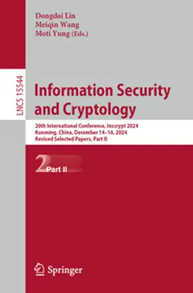 Lin / Wang / Yung | Information Security and Cryptology | E-Book | sack.de